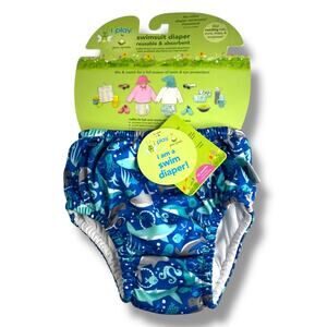 iPlay Green Sprouts Reusable Swim Diaper 12 months